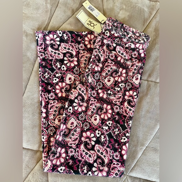 Figue MAIA PANT Small Paisley Fleur Black Berr,Floral Print,NWT,Size : 2 - Picture 12 of 14